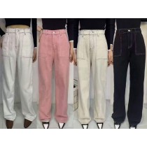 |現貨|一件免運|正韓| 韓國代購KR官網原版 簡約純色後鬆緊直筒牛仔褲 (3色)