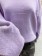 |現貨|一件免運| 素面基本款 紫色圓領針織毛衣